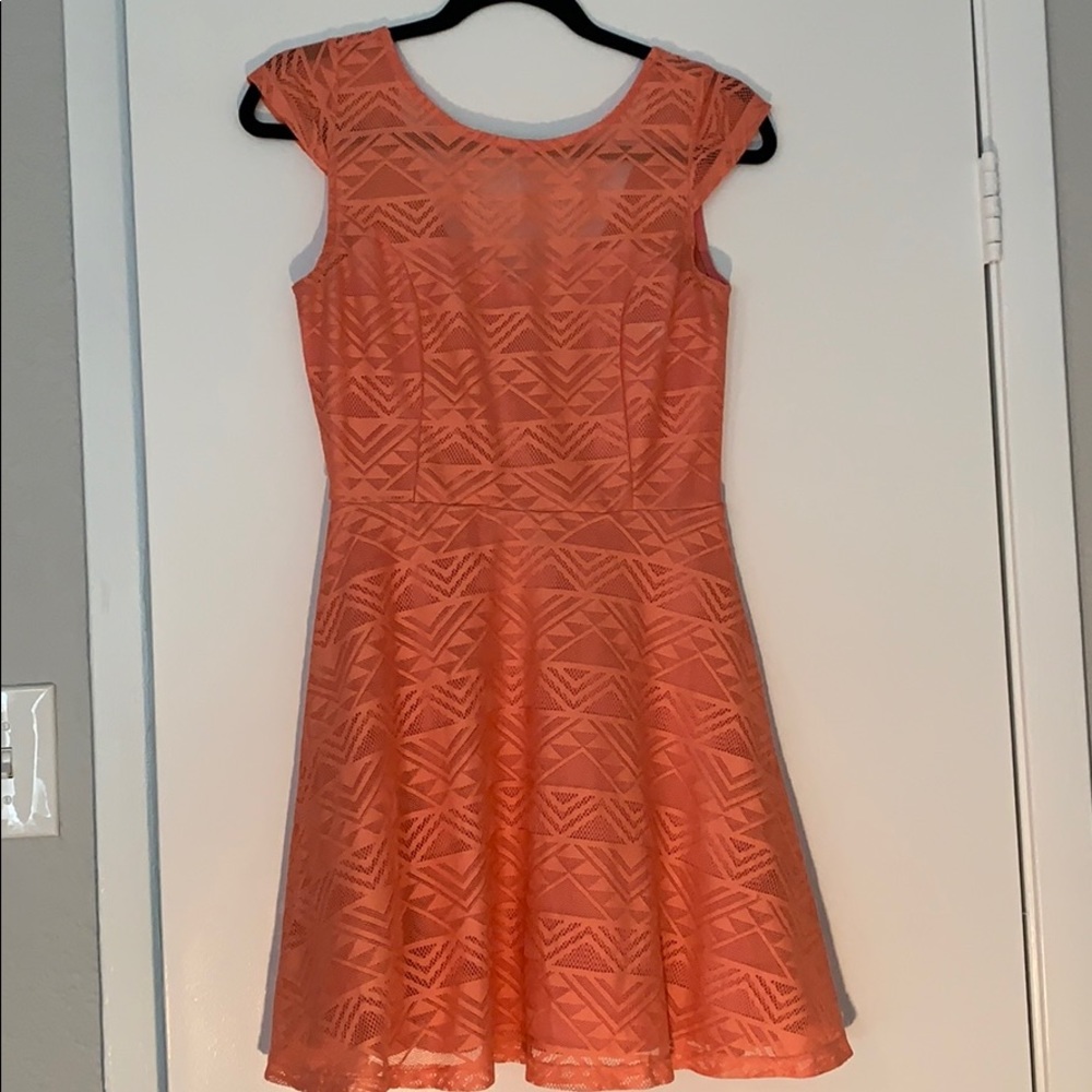Small Pink Geometric Dress